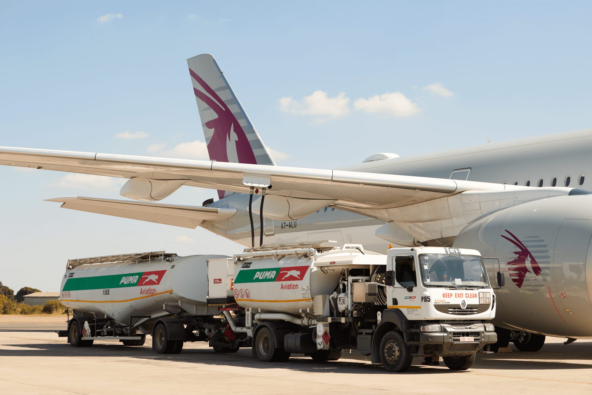 Puma Energy Aviation refueling Qatar Plan